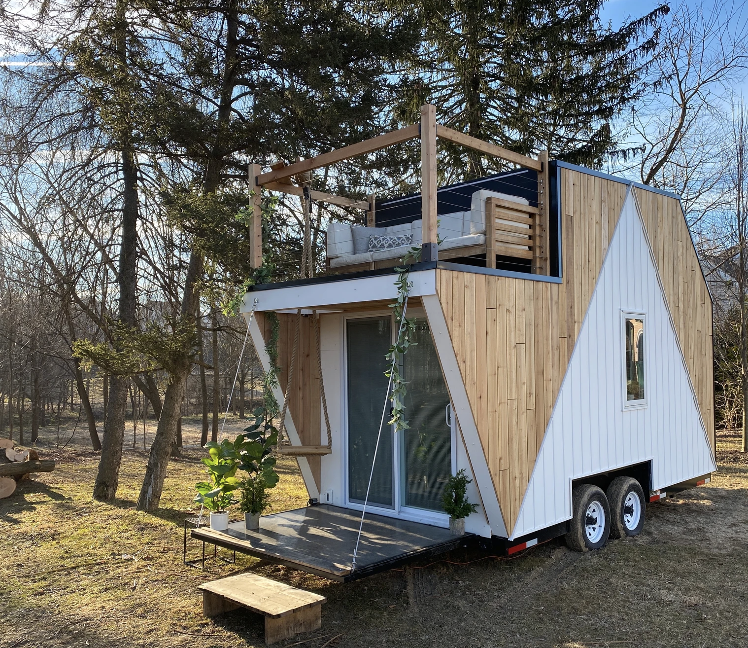 Special Custom Tiny House w/ Porch - 1 bed, 1 bath, 161 sqft in Ann Arbor, Michigan